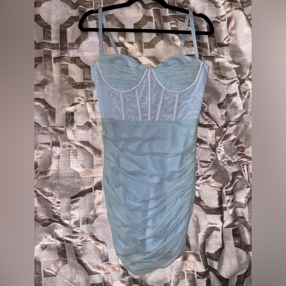 Overload mesh bodycon corset mini dress - Picture 2 of 3